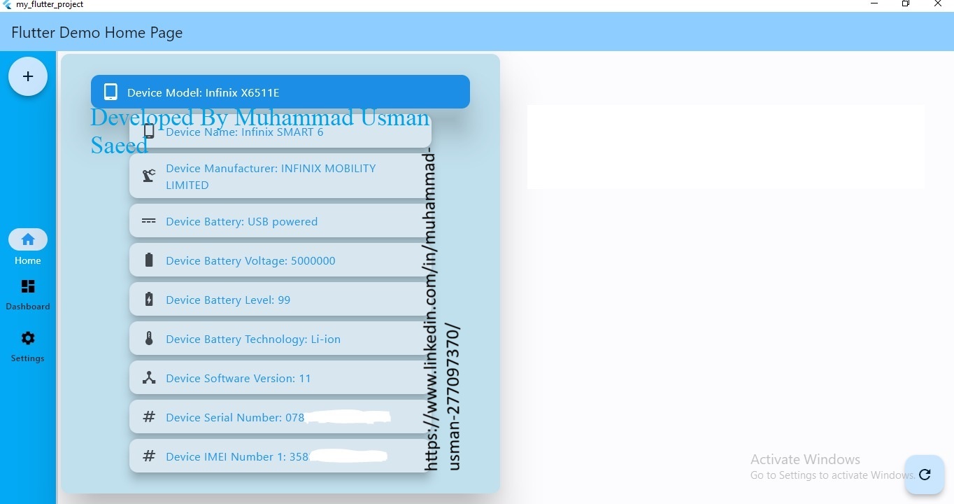 Placeholder for Mobile Diagnostic Desktop App screenshots